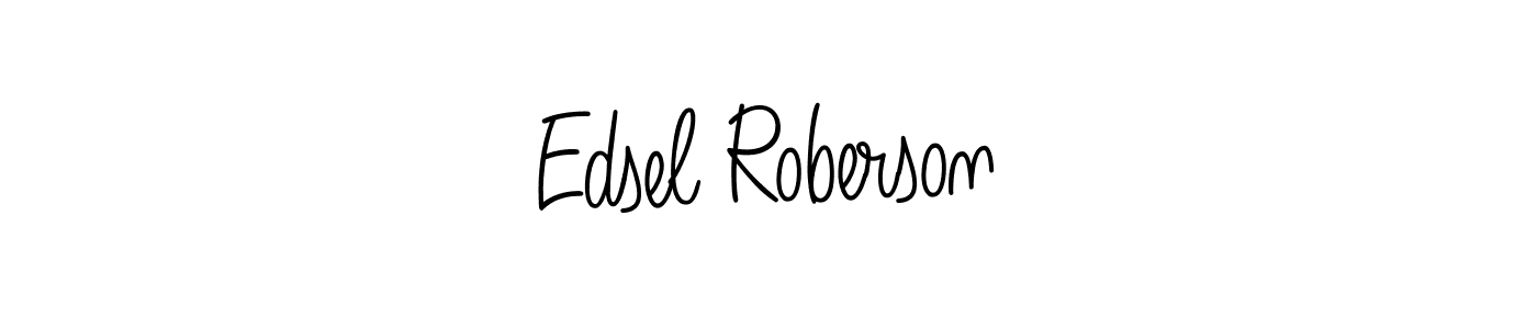 Check out images of Autograph of Edsel Roberson name. Actor Edsel Roberson Signature Style. Angelique-Rose-font-FFP is a professional sign style online. Edsel Roberson signature style 5 images and pictures png