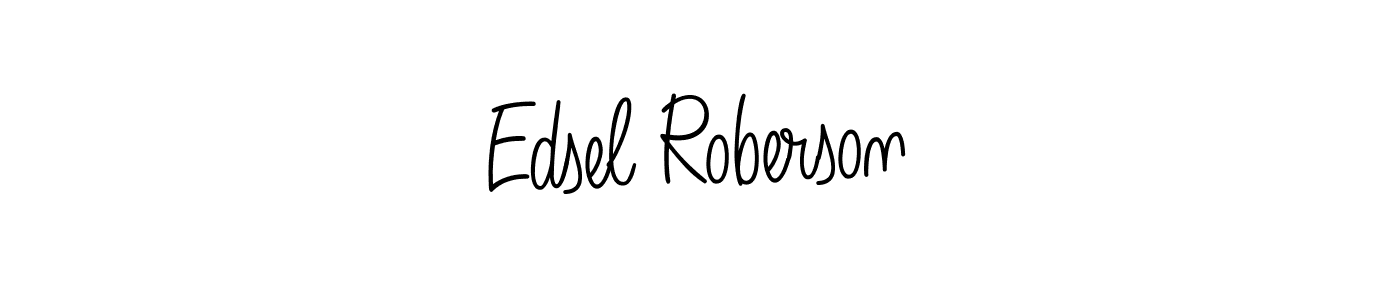 if you are searching for the best signature style for your name Edsel Roberson. so please give up your signature search. here we have designed multiple signature styles  using Angelique-Rose-font-FFP. Edsel Roberson signature style 5 images and pictures png