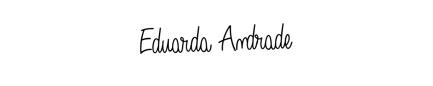 Create a beautiful signature design for name Eduarda Andrade. With this signature (Angelique-Rose-font-FFP) fonts, you can make a handwritten signature for free. Eduarda Andrade signature style 5 images and pictures png