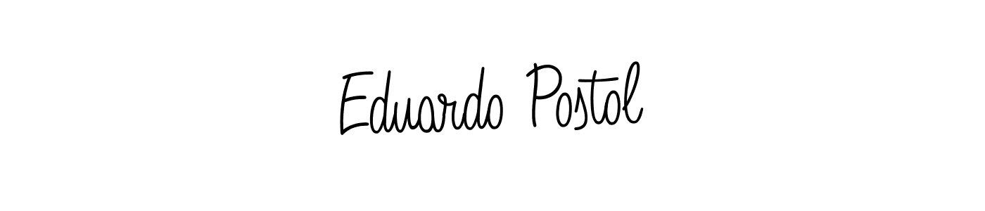 How to Draw Eduardo Postol signature style? Angelique-Rose-font-FFP is a latest design signature styles for name Eduardo Postol. Eduardo Postol signature style 5 images and pictures png