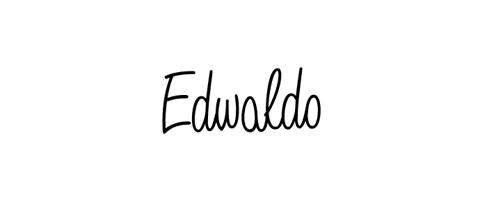 The best way (Angelique-Rose-font-FFP) to make a short signature is to pick only two or three words in your name. The name Edwaldo include a total of six letters. For converting this name. Edwaldo signature style 5 images and pictures png