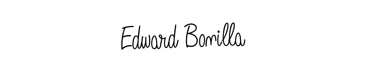 Create a beautiful signature design for name Edward Bonilla. With this signature (Angelique-Rose-font-FFP) fonts, you can make a handwritten signature for free. Edward Bonilla signature style 5 images and pictures png