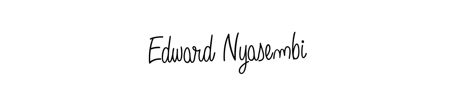 Also we have Edward Nyasembi name is the best signature style. Create professional handwritten signature collection using Angelique-Rose-font-FFP autograph style. Edward Nyasembi signature style 5 images and pictures png
