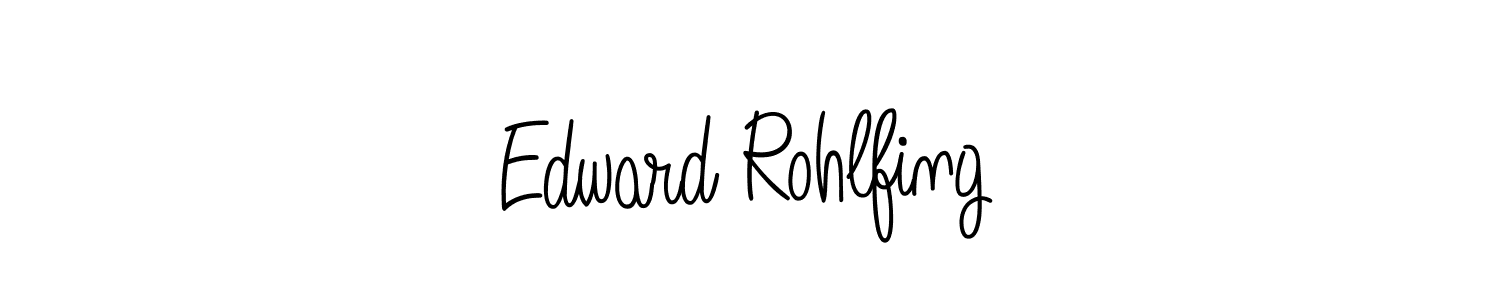 Also we have Edward Rohlfing name is the best signature style. Create professional handwritten signature collection using Angelique-Rose-font-FFP autograph style. Edward Rohlfing signature style 5 images and pictures png