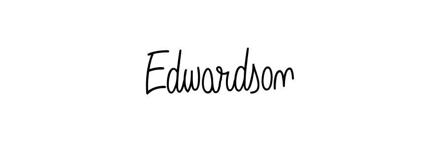 Design your own signature with our free online signature maker. With this signature software, you can create a handwritten (Angelique-Rose-font-FFP) signature for name Edwardson. Edwardson signature style 5 images and pictures png