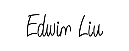 The best way (Angelique-Rose-font-FFP) to make a short signature is to pick only two or three words in your name. For converting this name Edwin Liu. Edwin Liu signature style 5 images and pictures png