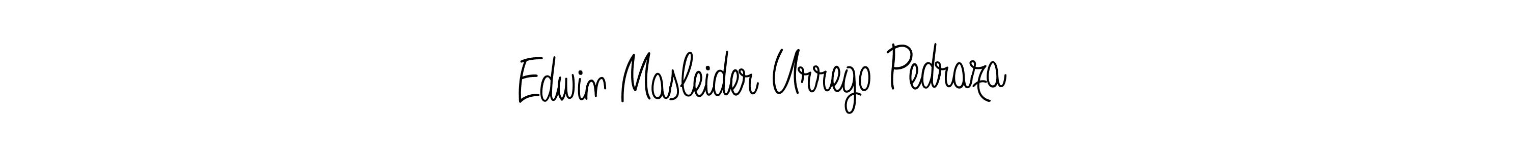 How to make Edwin Masleider Urrego Pedraza signature? Angelique-Rose-font-FFP is a professional autograph style. Create handwritten signature for Edwin Masleider Urrego Pedraza name. Edwin Masleider Urrego Pedraza signature style 5 images and pictures png