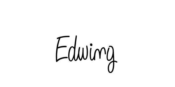 if you are searching for the best signature style for your name Edwing. so please give up your signature search. here we have designed multiple signature styles  using Angelique-Rose-font-FFP. Edwing signature style 5 images and pictures png