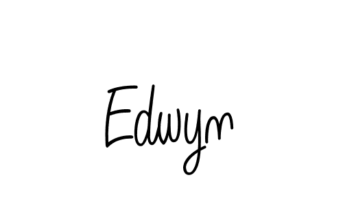 Design your own signature with our free online signature maker. With this signature software, you can create a handwritten (Angelique-Rose-font-FFP) signature for name Edwyn. Edwyn signature style 5 images and pictures png