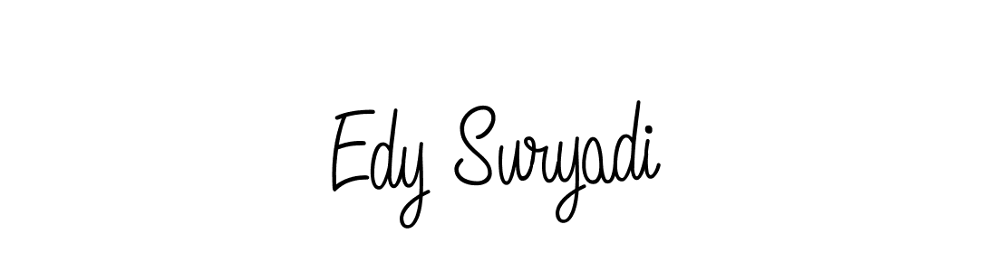 Design your own signature with our free online signature maker. With this signature software, you can create a handwritten (Angelique-Rose-font-FFP) signature for name Edy Suryadi. Edy Suryadi signature style 5 images and pictures png