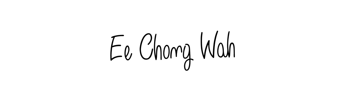 Once you've used our free online signature maker to create your best signature Angelique-Rose-font-FFP style, it's time to enjoy all of the benefits that Ee Chong Wah name signing documents. Ee Chong Wah signature style 5 images and pictures png