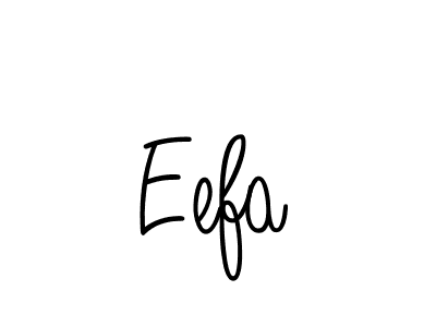 You should practise on your own different ways (Angelique-Rose-font-FFP) to write your name (Eefa) in signature. don't let someone else do it for you. Eefa signature style 5 images and pictures png