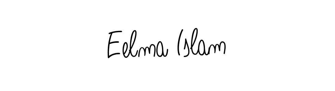 Also You can easily find your signature by using the search form. We will create Eelma Islam name handwritten signature images for you free of cost using Angelique-Rose-font-FFP sign style. Eelma Islam signature style 5 images and pictures png