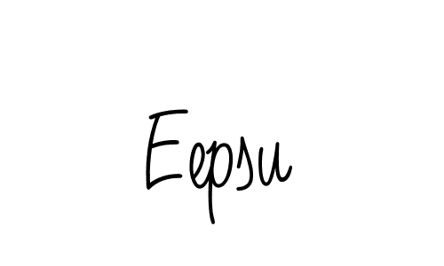 Eepsu stylish signature style. Best Handwritten Sign (Angelique-Rose-font-FFP) for my name. Handwritten Signature Collection Ideas for my name Eepsu. Eepsu signature style 5 images and pictures png