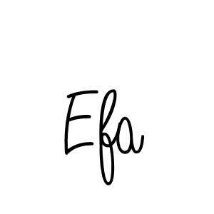 How to make Efa signature? Angelique-Rose-font-FFP is a professional autograph style. Create handwritten signature for Efa name. Efa signature style 5 images and pictures png