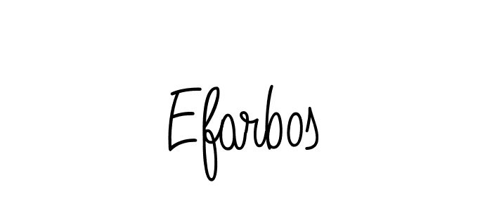 How to make Efarbos signature? Angelique-Rose-font-FFP is a professional autograph style. Create handwritten signature for Efarbos name. Efarbos signature style 5 images and pictures png