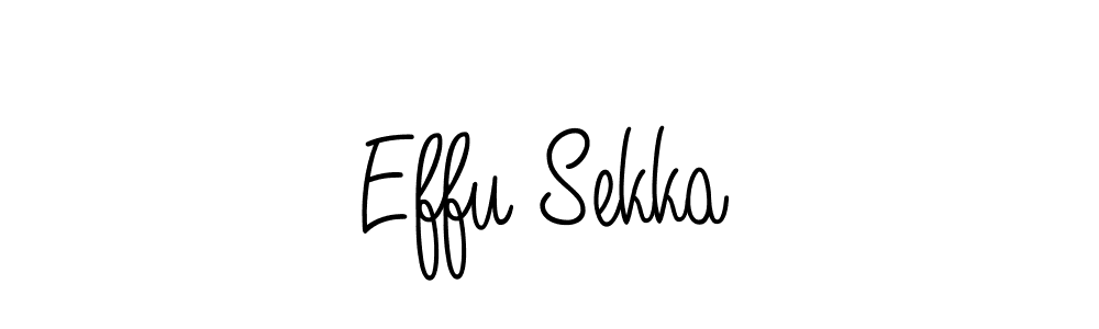 Make a beautiful signature design for name Effu Sekka. With this signature (Angelique-Rose-font-FFP) style, you can create a handwritten signature for free. Effu Sekka signature style 5 images and pictures png