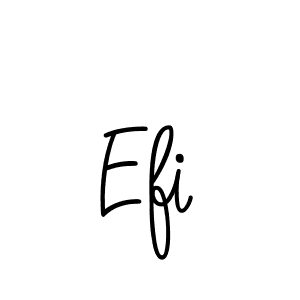 Design your own signature with our free online signature maker. With this signature software, you can create a handwritten (Angelique-Rose-font-FFP) signature for name Efi. Efi signature style 5 images and pictures png