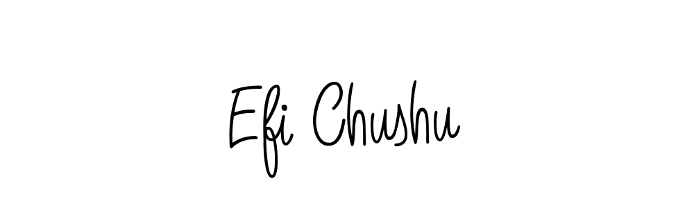 How to Draw Efi Chushu signature style? Angelique-Rose-font-FFP is a latest design signature styles for name Efi Chushu. Efi Chushu signature style 5 images and pictures png