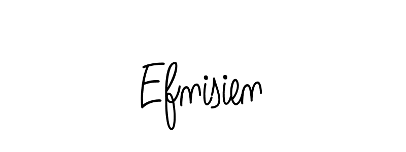 You should practise on your own different ways (Angelique-Rose-font-FFP) to write your name (Efnisien) in signature. don't let someone else do it for you. Efnisien signature style 5 images and pictures png