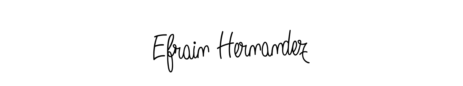 Design your own signature with our free online signature maker. With this signature software, you can create a handwritten (Angelique-Rose-font-FFP) signature for name Efrain Hernandez. Efrain Hernandez signature style 5 images and pictures png