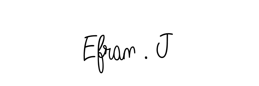 Once you've used our free online signature maker to create your best signature Angelique-Rose-font-FFP style, it's time to enjoy all of the benefits that Efran . J name signing documents. Efran . J signature style 5 images and pictures png