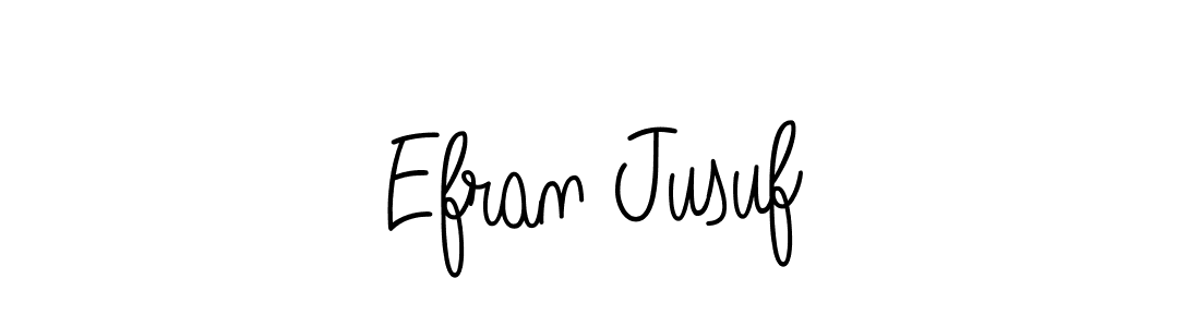 How to make Efran Jusuf signature? Angelique-Rose-font-FFP is a professional autograph style. Create handwritten signature for Efran Jusuf name. Efran Jusuf signature style 5 images and pictures png
