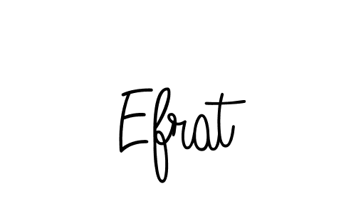 How to make Efrat name signature. Use Angelique-Rose-font-FFP style for creating short signs online. This is the latest handwritten sign. Efrat signature style 5 images and pictures png
