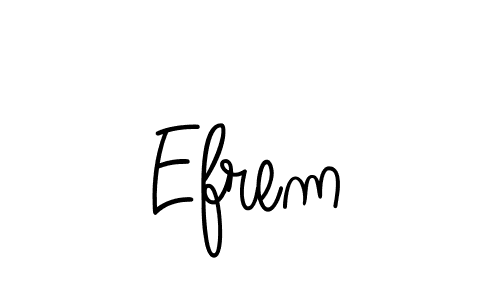 Create a beautiful signature design for name Efrem. With this signature (Angelique-Rose-font-FFP) fonts, you can make a handwritten signature for free. Efrem signature style 5 images and pictures png