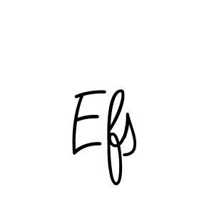 Design your own signature with our free online signature maker. With this signature software, you can create a handwritten (Angelique-Rose-font-FFP) signature for name Efs. Efs signature style 5 images and pictures png