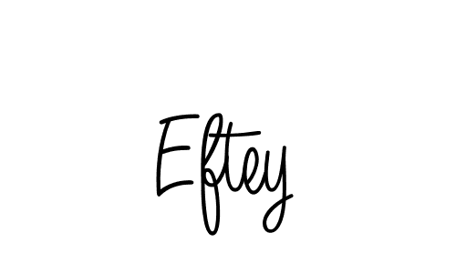 How to make Eftey name signature. Use Angelique-Rose-font-FFP style for creating short signs online. This is the latest handwritten sign. Eftey signature style 5 images and pictures png
