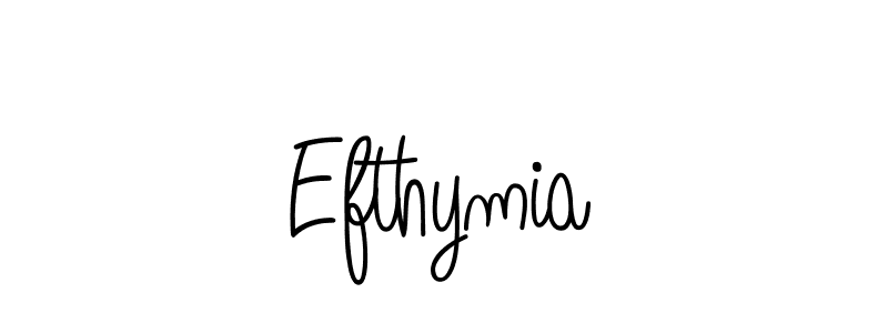Also we have Efthymia name is the best signature style. Create professional handwritten signature collection using Angelique-Rose-font-FFP autograph style. Efthymia signature style 5 images and pictures png