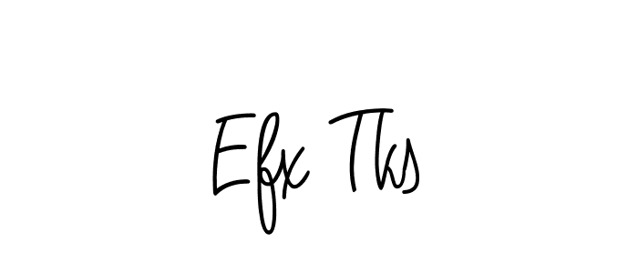 Create a beautiful signature design for name Efx Tks. With this signature (Angelique-Rose-font-FFP) fonts, you can make a handwritten signature for free. Efx Tks signature style 5 images and pictures png