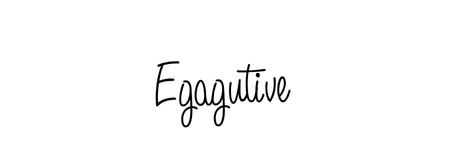 How to make Egagutive name signature. Use Angelique-Rose-font-FFP style for creating short signs online. This is the latest handwritten sign. Egagutive signature style 5 images and pictures png