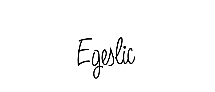 Once you've used our free online signature maker to create your best signature Angelique-Rose-font-FFP style, it's time to enjoy all of the benefits that Egeslic name signing documents. Egeslic signature style 5 images and pictures png