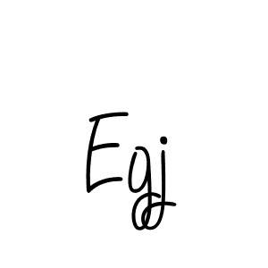 The best way (Angelique-Rose-font-FFP) to make a short signature is to pick only two or three words in your name. The name Egj include a total of six letters. For converting this name. Egj signature style 5 images and pictures png