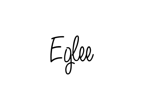 Use a signature maker to create a handwritten signature online. With this signature software, you can design (Angelique-Rose-font-FFP) your own signature for name Eglee. Eglee signature style 5 images and pictures png