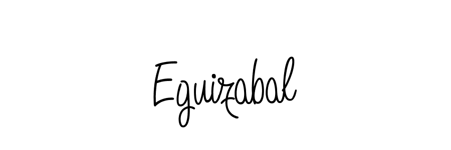 Make a beautiful signature design for name Eguizabal. With this signature (Angelique-Rose-font-FFP) style, you can create a handwritten signature for free. Eguizabal signature style 5 images and pictures png