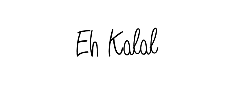 You should practise on your own different ways (Angelique-Rose-font-FFP) to write your name (Eh Kalal) in signature. don't let someone else do it for you. Eh Kalal signature style 5 images and pictures png