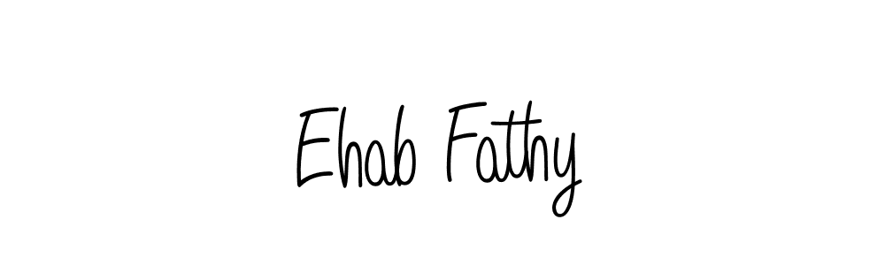 Create a beautiful signature design for name Ehab Fathy. With this signature (Angelique-Rose-font-FFP) fonts, you can make a handwritten signature for free. Ehab Fathy signature style 5 images and pictures png