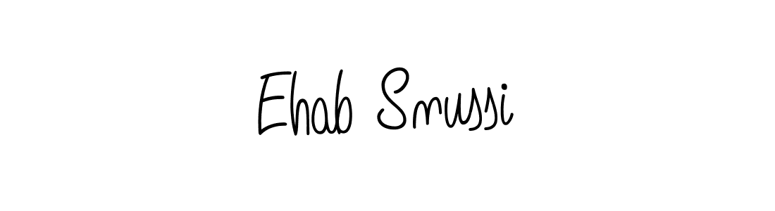 You can use this online signature creator to create a handwritten signature for the name Ehab Snussi. This is the best online autograph maker. Ehab Snussi signature style 5 images and pictures png