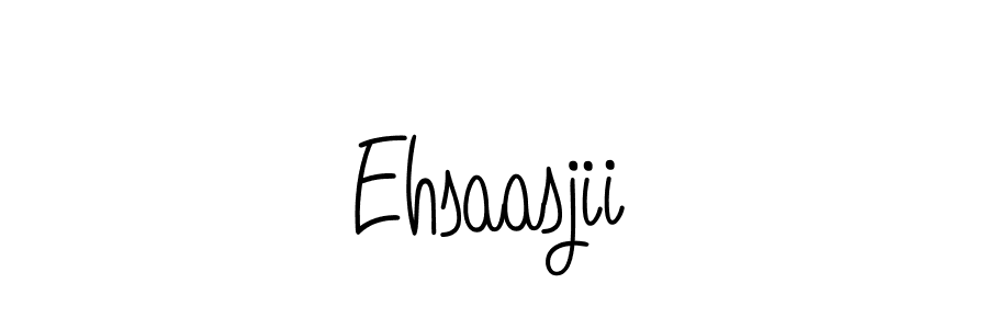 Design your own signature with our free online signature maker. With this signature software, you can create a handwritten (Angelique-Rose-font-FFP) signature for name Ehsaasjii. Ehsaasjii signature style 5 images and pictures png