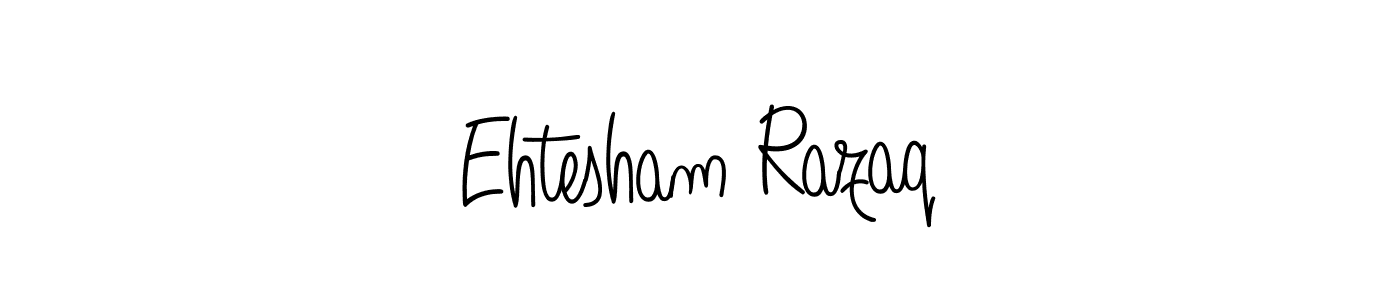 Also we have Ehtesham Razaq name is the best signature style. Create professional handwritten signature collection using Angelique-Rose-font-FFP autograph style. Ehtesham Razaq signature style 5 images and pictures png