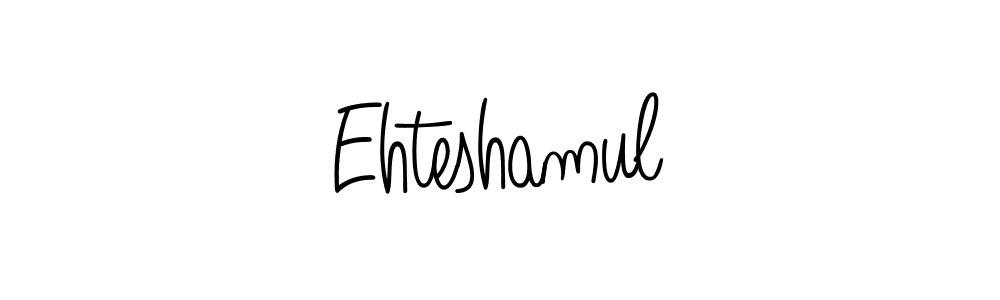 The best way (Angelique-Rose-font-FFP) to make a short signature is to pick only two or three words in your name. The name Ehteshamul include a total of six letters. For converting this name. Ehteshamul signature style 5 images and pictures png