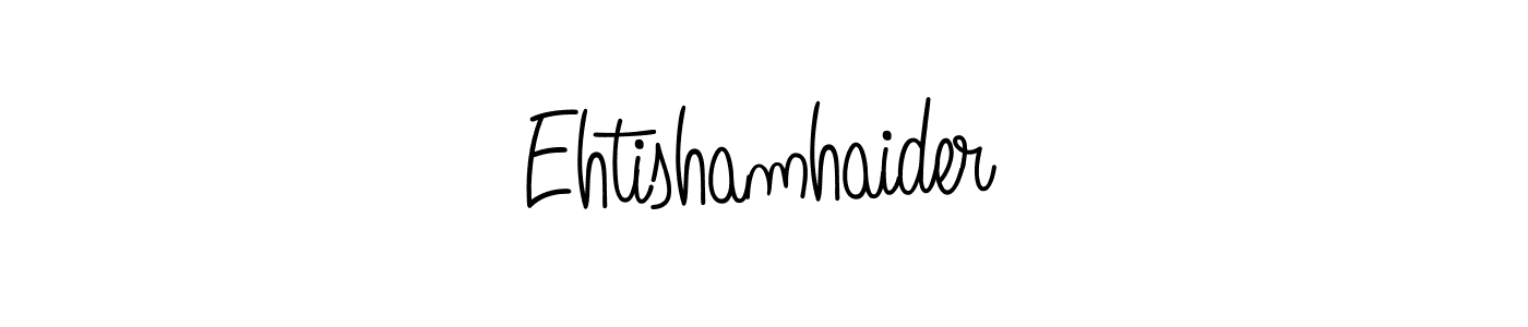 How to make Ehtishamhaider signature? Angelique-Rose-font-FFP is a professional autograph style. Create handwritten signature for Ehtishamhaider name. Ehtishamhaider signature style 5 images and pictures png