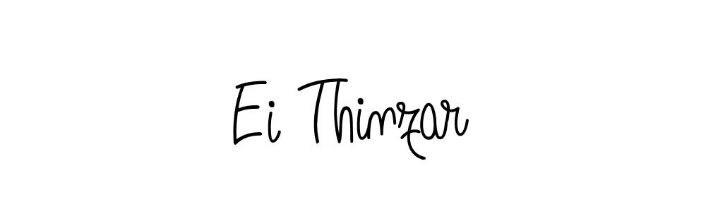 The best way (Angelique-Rose-font-FFP) to make a short signature is to pick only two or three words in your name. The name Ei Thinzar include a total of six letters. For converting this name. Ei Thinzar signature style 5 images and pictures png
