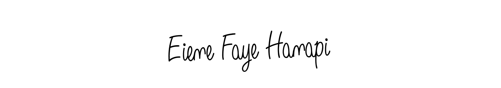 Eiene Faye Hanapi stylish signature style. Best Handwritten Sign (Angelique-Rose-font-FFP) for my name. Handwritten Signature Collection Ideas for my name Eiene Faye Hanapi. Eiene Faye Hanapi signature style 5 images and pictures png