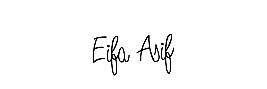 How to make Eifa Asif signature? Angelique-Rose-font-FFP is a professional autograph style. Create handwritten signature for Eifa Asif name. Eifa Asif signature style 5 images and pictures png