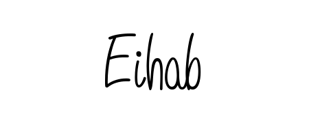 The Angelique-Rose-font-FFP font transforms the name Eihab into an executive sign with sharp precision and distinguished character. Eihab signature style 5 images and pictures png