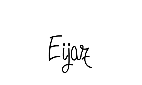 The best way (Angelique-Rose-font-FFP) to make a short signature is to pick only two or three words in your name. The name Eijaz include a total of six letters. For converting this name. Eijaz signature style 5 images and pictures png